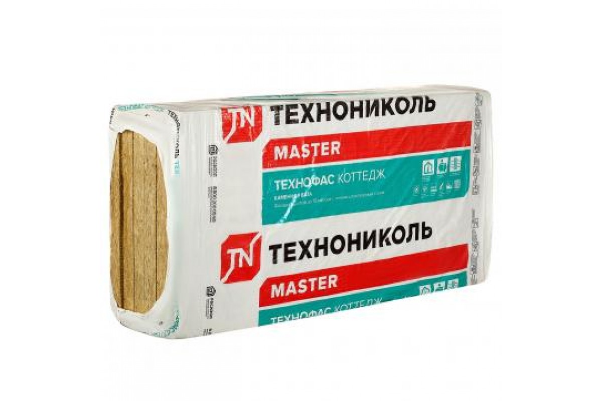 Технофас коттедж толщина 50мм 1200х600х50 (упаковка 0,216м3 / 4,32м2)