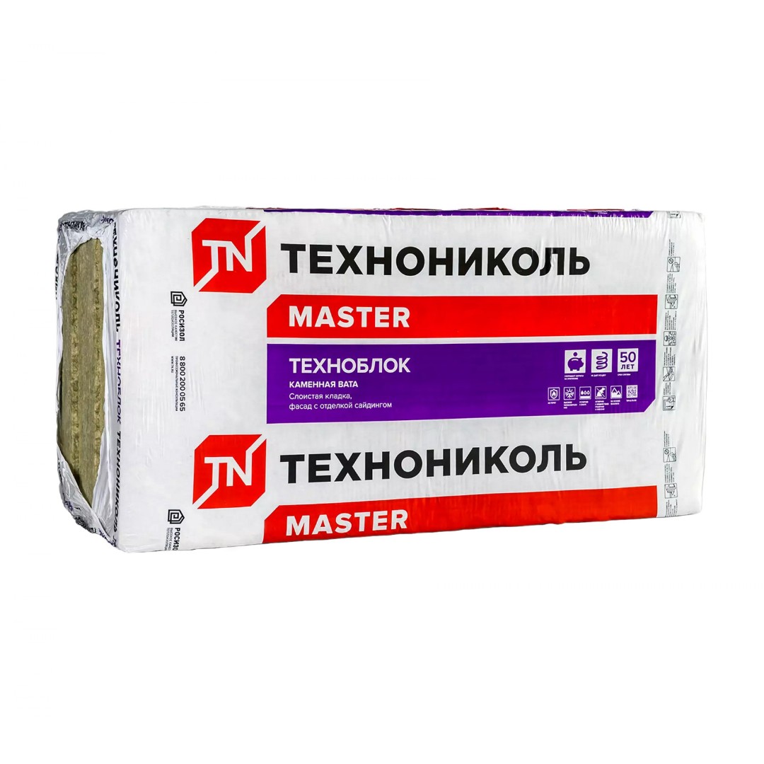 Минеральная каменная вата Техноблок СТАНДАРТ 1200х600х100 (упаковка 0,432м3 /4,32м2)